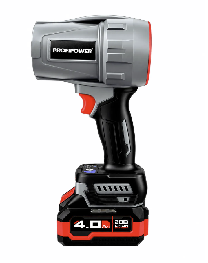 Аккумуляторная воздуходувка ProfiPower "Tornado" MKBUB-20В (1х4,0 Ач) – фото №1 Аккумуляторная воздуходувка ProfiPower "Tornado" MKBUB-20В (1х4,0 Ач) – №1