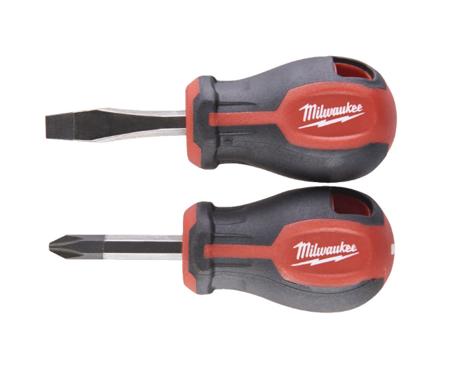 Набор отверток Milwaukee магнитных с трехгранной рукояткой (2 шт) – №1
