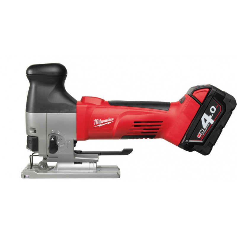 Аккумуляторный лобзик Milwaukee HD18 JSB-402С (Li-Ion 4 Ач) – фото №1 Аккумуляторный лобзик Milwaukee HD18 JSB-402С (Li-Ion 4 Ач) – №1