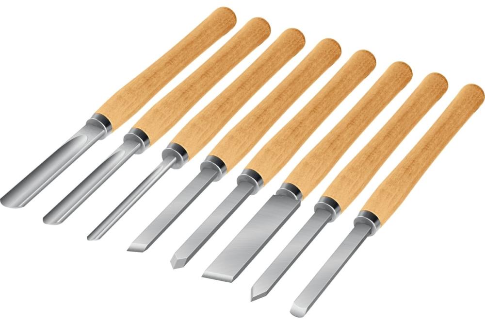 Набор токарных резцов по дереву Stayer Wood Master (8 шт) – №1