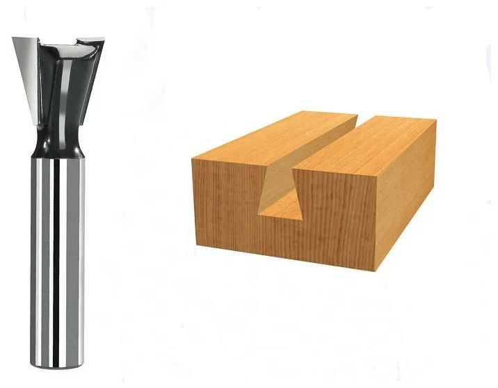 Фреза пазовая "Ласточкин хвост" Интерскол 9,5х9,5х45 мм – №1