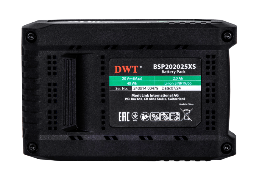 Аккумулятор DWT BSP202025XS 20V MAX – фото №3 Аккумулятор DWT BSP202025XS 20V MAX – №3