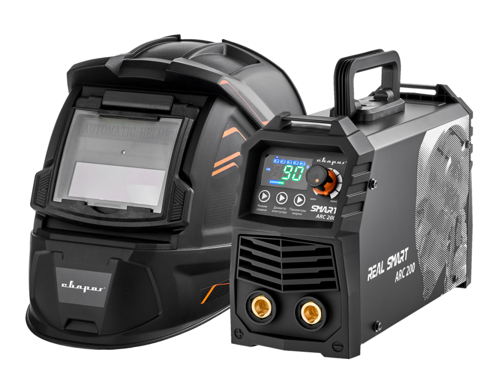 Сварочный аппарат Сварог ARC 200 REAL Black SMART (маска+краги) – №1