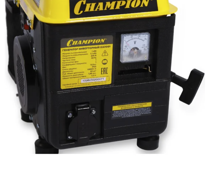 Генератор бензиновый Champion IGG1001 инверторный – №2