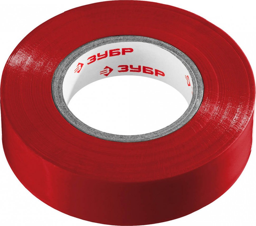 Изолента ПВХ Зубр Электрик-20 20 м х 19 мм красная – №1