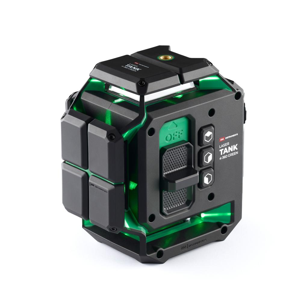 Уровень лазерный ADA LaserTank 4-360 Green Basic Edition – фото №1 Уровень лазерный ADA LaserTank 4-360 Green Basic Edition – №1