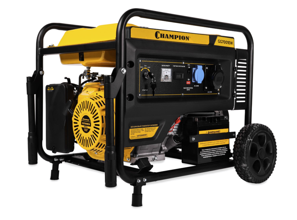 Генератор бензиновый Champion GG7001EW – фото №1 Генератор бензиновый Champion GG7001EW – №1