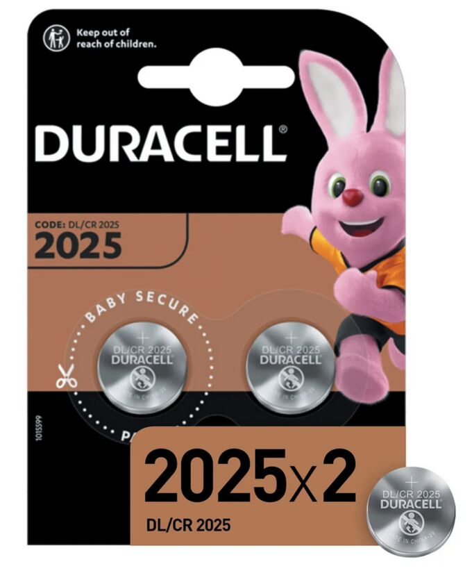 Батарейки Duracell 2025 литиевые (2 шт) – №1