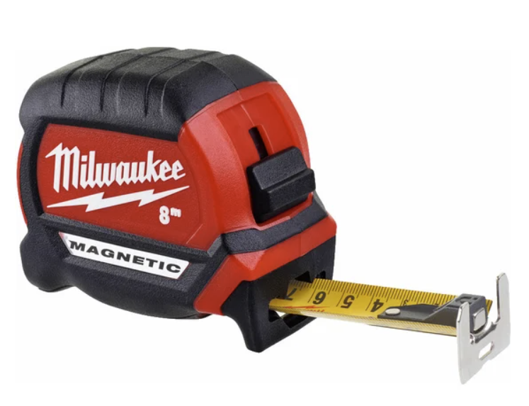 Рулетка Milwaukee PREMIUM MAGNETIC GEN III магнитная 8 м (ширина полотна 27 мм) – фото №1 Рулетка Milwaukee PREMIUM MAGNETIC GEN III магнитная 8 м (ширина полотна 27 мм) – №1