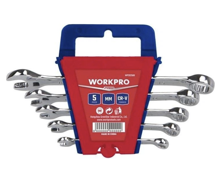 Набор ключей комбинированных WORKPRO (5 шт) (WP202500) – №1