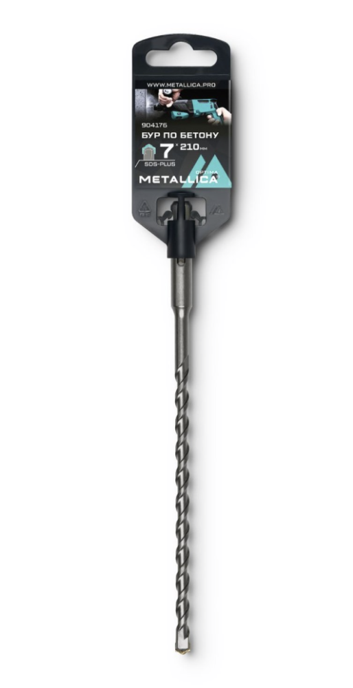 Бур SDS+ Metallica Optima 7х210/150 мм – №1