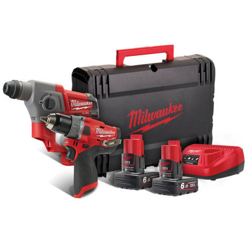 Набор инструментов Milwaukee M12 FPP2B-602X – фото №1 Набор инструментов Milwaukee M12 FPP2B-602X – №1