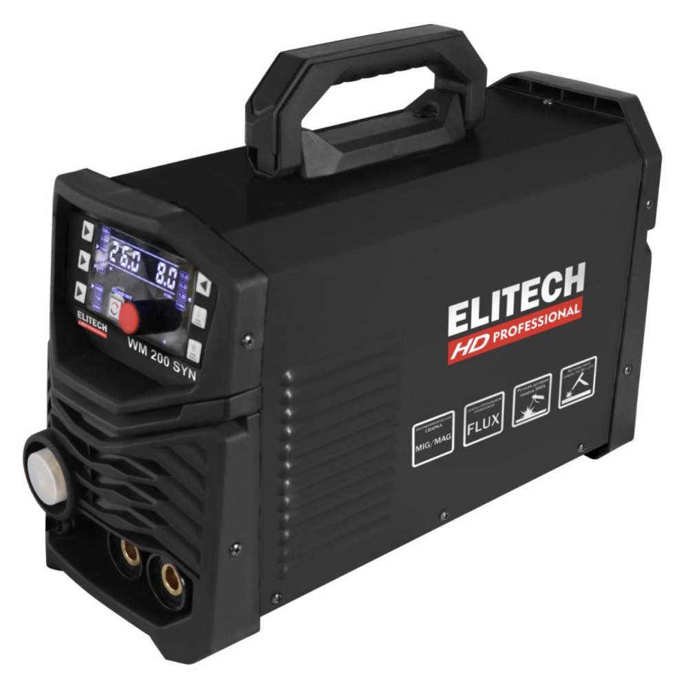 Сварочный полуавтомат Elitech HD WM 200 SYN – фото №1 Сварочный полуавтомат Elitech HD WM 200 SYN – №1