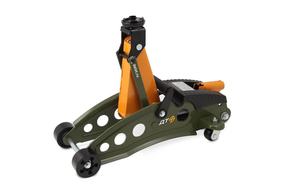 Домкрат подкатной Дело Техники 2т, 130-350 мм – №2