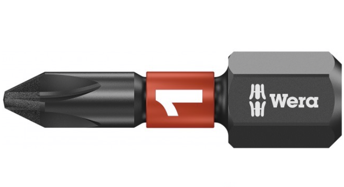Бита Wera Impaktor PH1x25 мм/ 1/4" ударная – №1