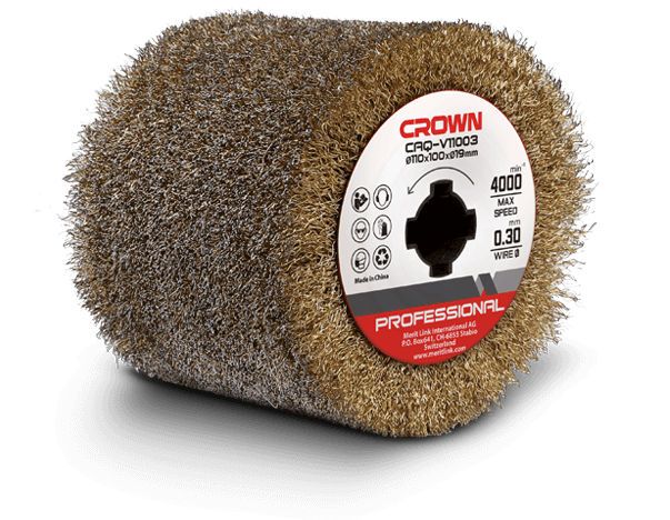 Щетка для браширования Crown CAQ-V11003, стальная – №1