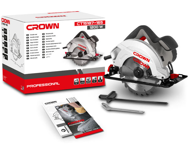 Пила циркулярная Crown CT15187-165 – №1