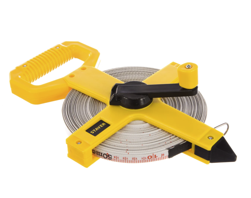 Лента мерная Stayer Master 50 м. геодезическая (3418-50) – №1