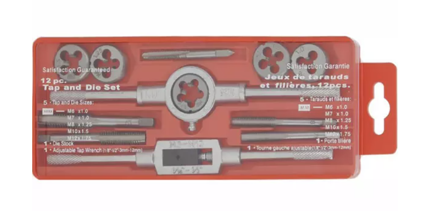 Набор метчиков и плашек WORKPRO (12 шт) (WP309009) – №1