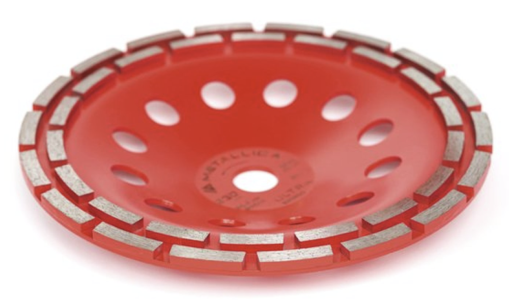 Чаша алмазная Metallica Ultra 230x22,2 мм сегментная 2-рядная – №1