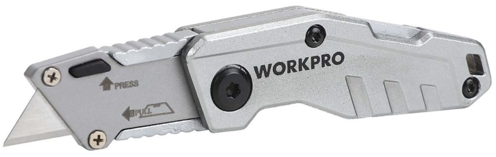 Нож складной WORKPRO алюминиевый (WP211010) – фото №1 Нож складной WORKPRO алюминиевый (WP211010) – №1