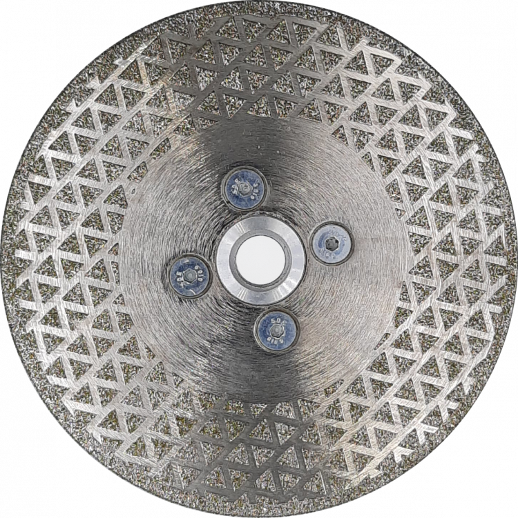 Диск алмазный Hilberg Super Ceramic Flange M14х125 мм – фото №1 Диск алмазный Hilberg Super Ceramic Flange M14х125 мм – №1