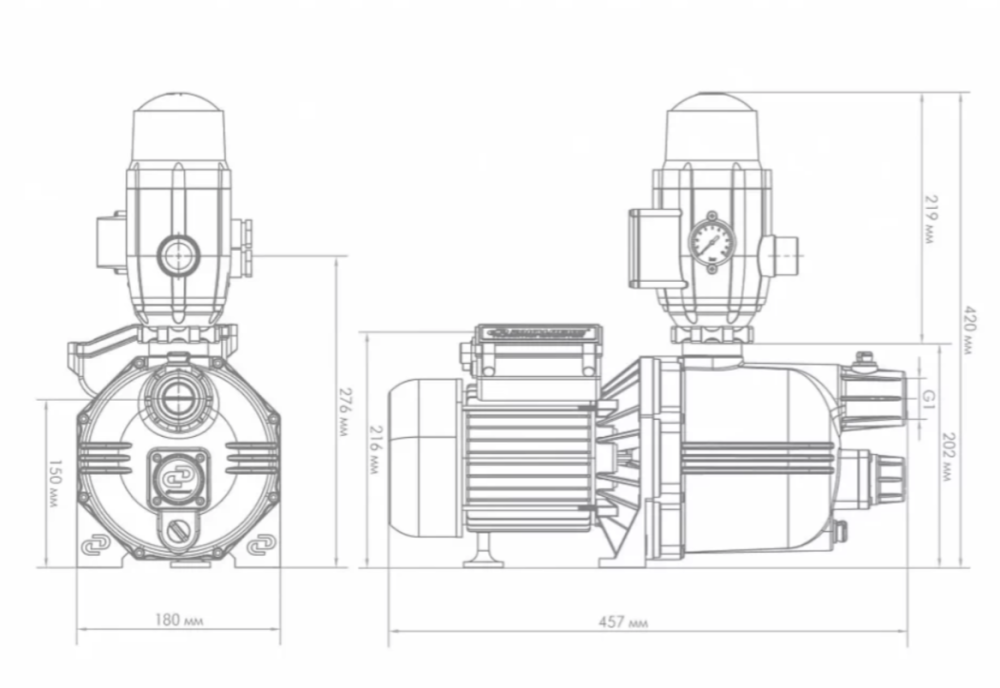 Насос-автомат Джилекс Джамбо Комфорт 70/50 П-К – №6