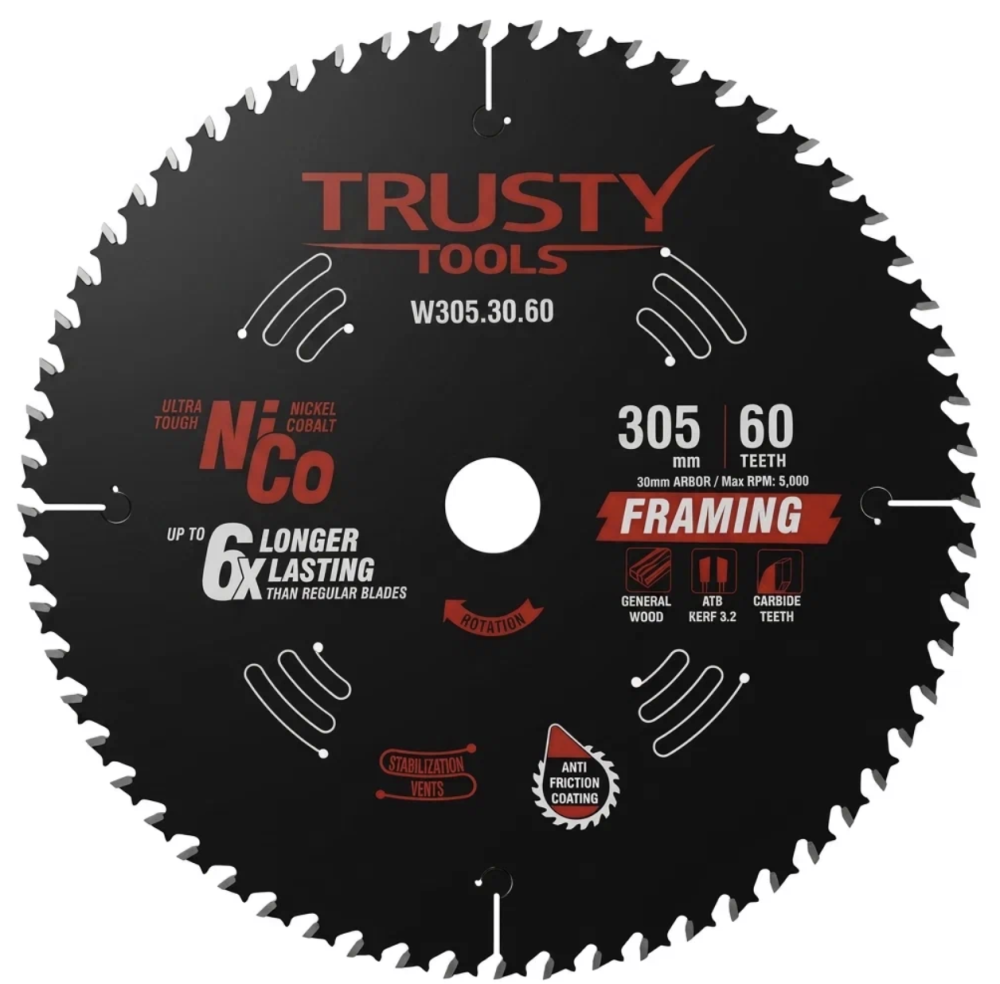 Диск пильный Trusty-Tools Framing 305х30 мм 60T – №1