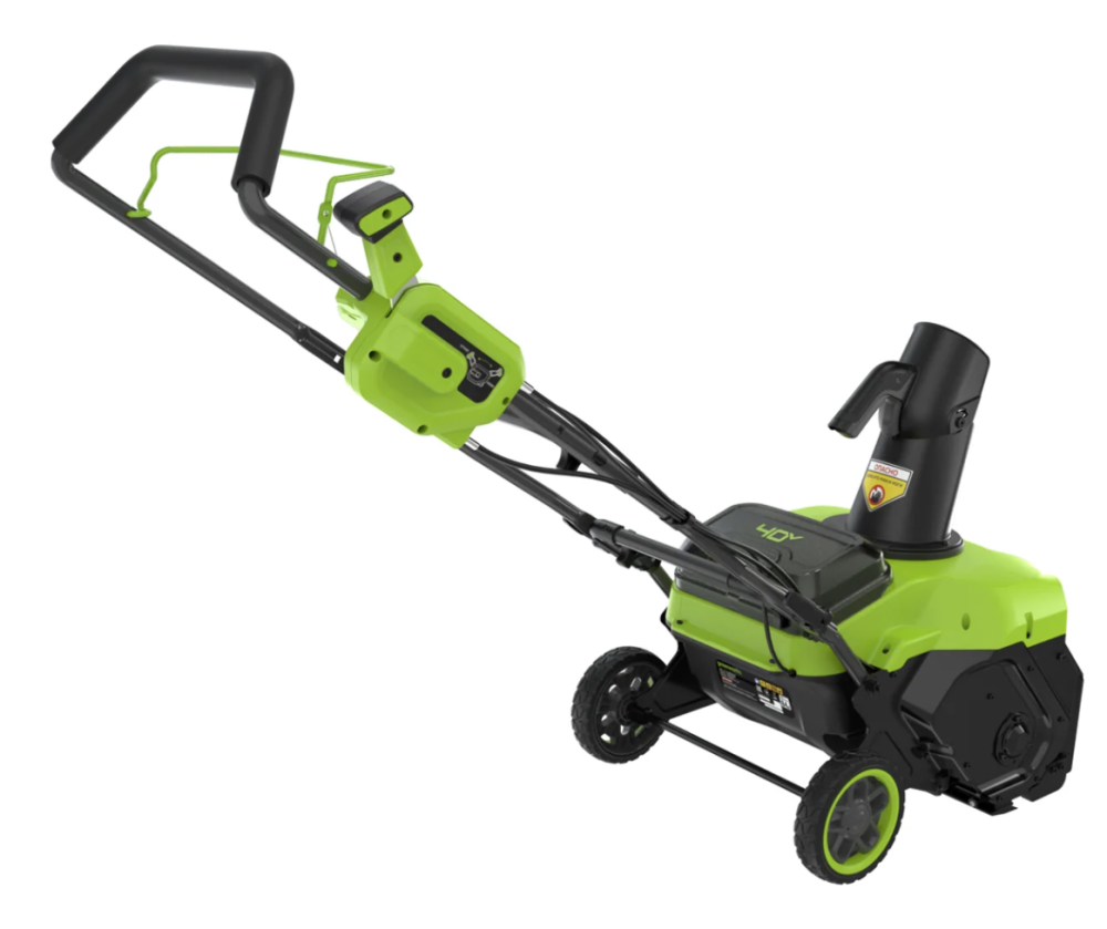 Аккумуляторный снегоуборщик Greenworks GD40STX2 (1х8,0 Ач) 2603407UH – фото №4 Аккумуляторный снегоуборщик Greenworks GD40STX2 (1х8,0 Ач) 2603407UH – №4