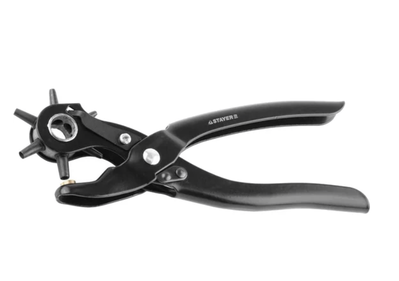 Дырокол для кожи Stayer Standard 2-4.5 мм, револьверный (22940) – №1