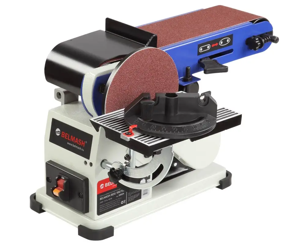 Станок шлифовальный Белмаш BDG-100/152 ленточно-дисковый – №1