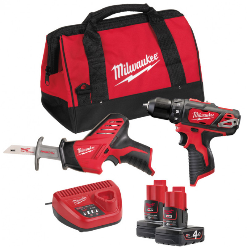 Набор инструментов Milwaukee M12 ВPP2В-402В (Li-Ion 4Ач) – №1