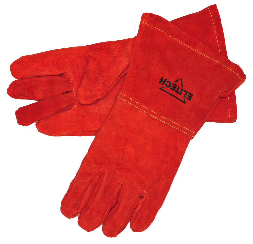 Краги сварочные Elitech красные – №1