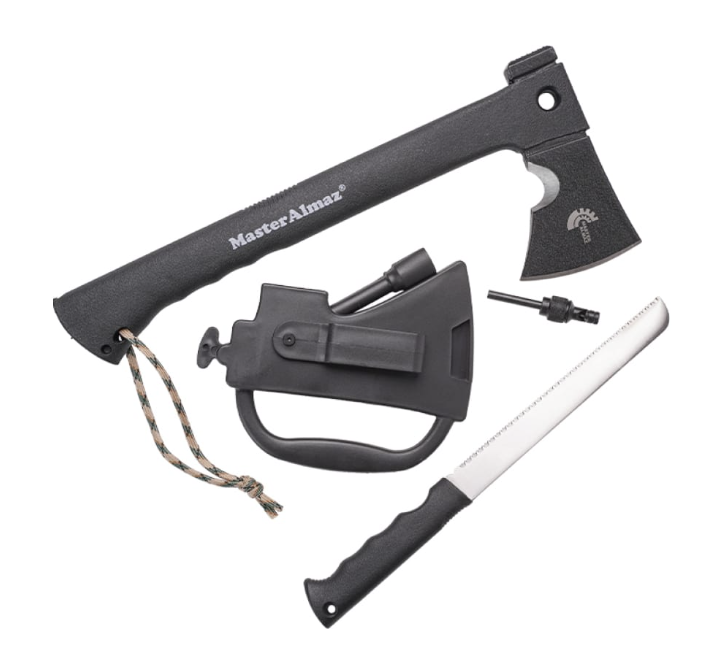 Топор мультифункциональный с пилой в рукоятке МастерАлмаз (10506023) – №1