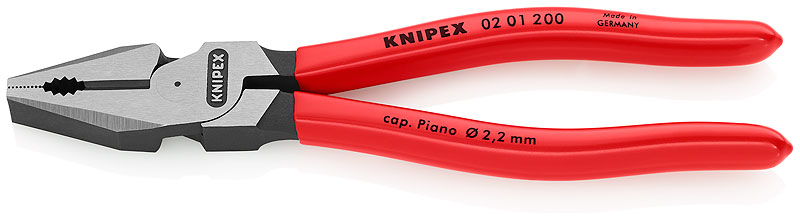 Плоскогубцы Knipex 200 мм, силовые (0201200) – фото №1 Плоскогубцы Knipex 200 мм, силовые (0201200) – №1