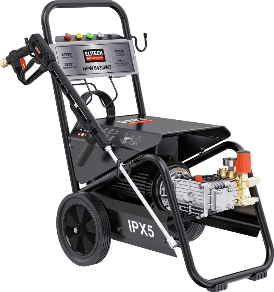 Мойка высокого давления Elitech HD HPW 6430IW3 (E0600.026.00) – №1