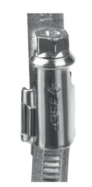 Стяжка-хомут червячный Зубр 12-22 мм оцинкованный – №1