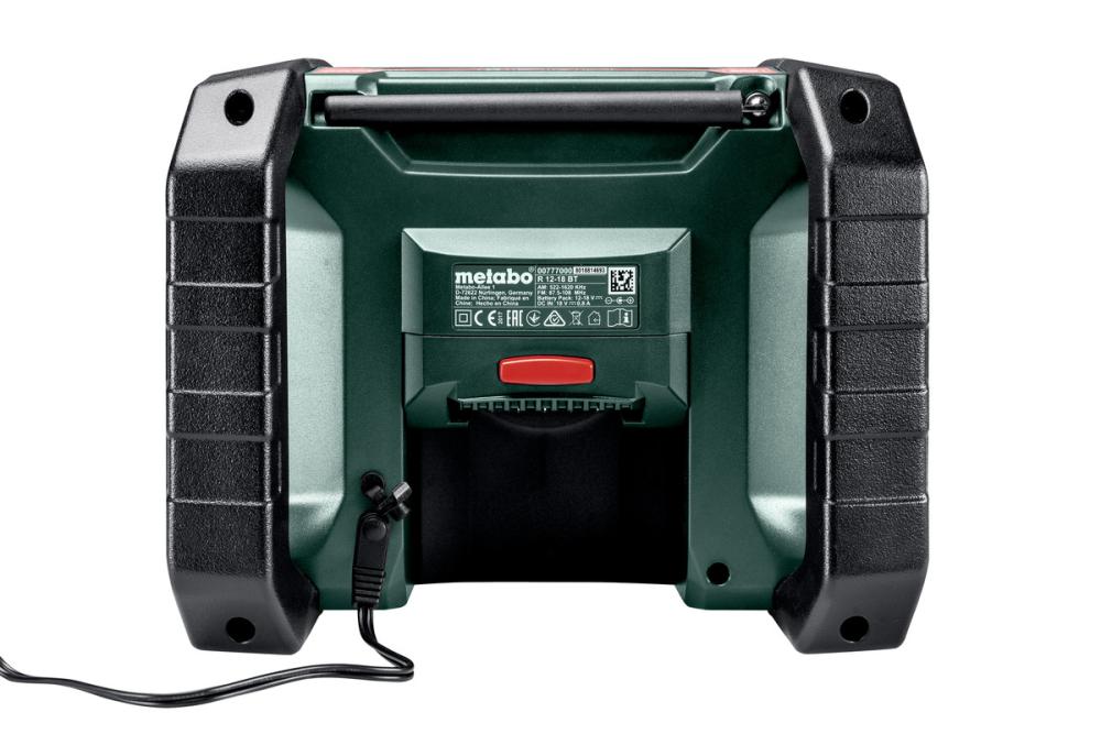 Радиоприемник Metabo BT R 12-18 без АКК и ЗУ – фото №3 Радиоприемник Metabo BT R 12-18 без АКК и ЗУ – №3