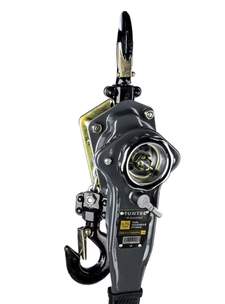 Таль ручная рычажная Runtec 0,75 т, высота подъема 3 м – №2