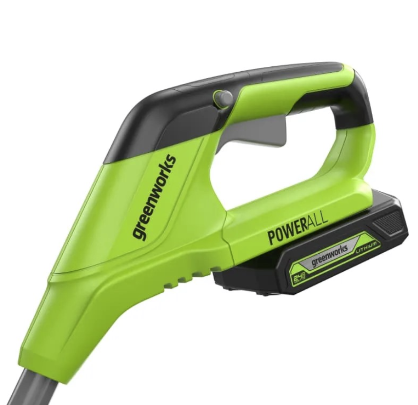 Аккумуляторный триммер Greenworks G24LT251 (1х2,0 Ач) 2113307SA – фото №5 Аккумуляторный триммер Greenworks G24LT251 (1х2,0 Ач) 2113307SA – №5