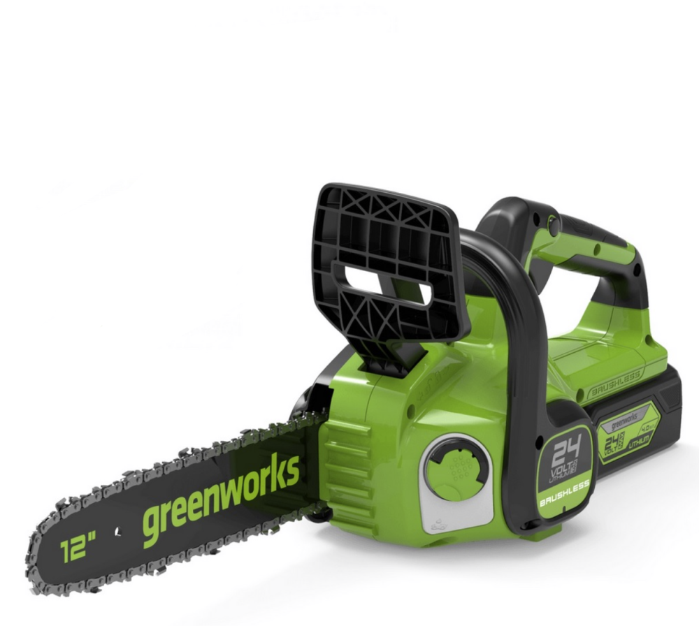 Аккумуляторная цепная пила Greenworks G24CS25K2 (1х2,0 Ач) – №1