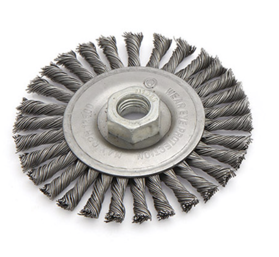 Щётка для УШМ Дело Техники 100 мм крученая плоская – №1