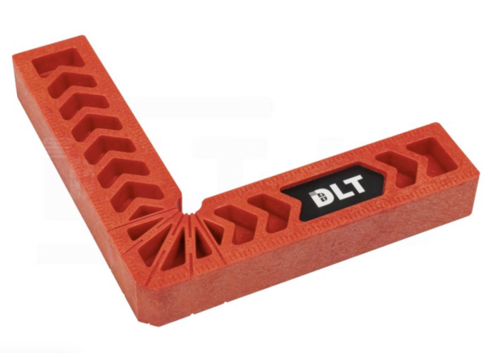 Угольник столярный DLT 110x110 мм пластиковый (867060 – фото №1 Угольник столярный DLT 110x110 мм пластиковый (867060 – №1
