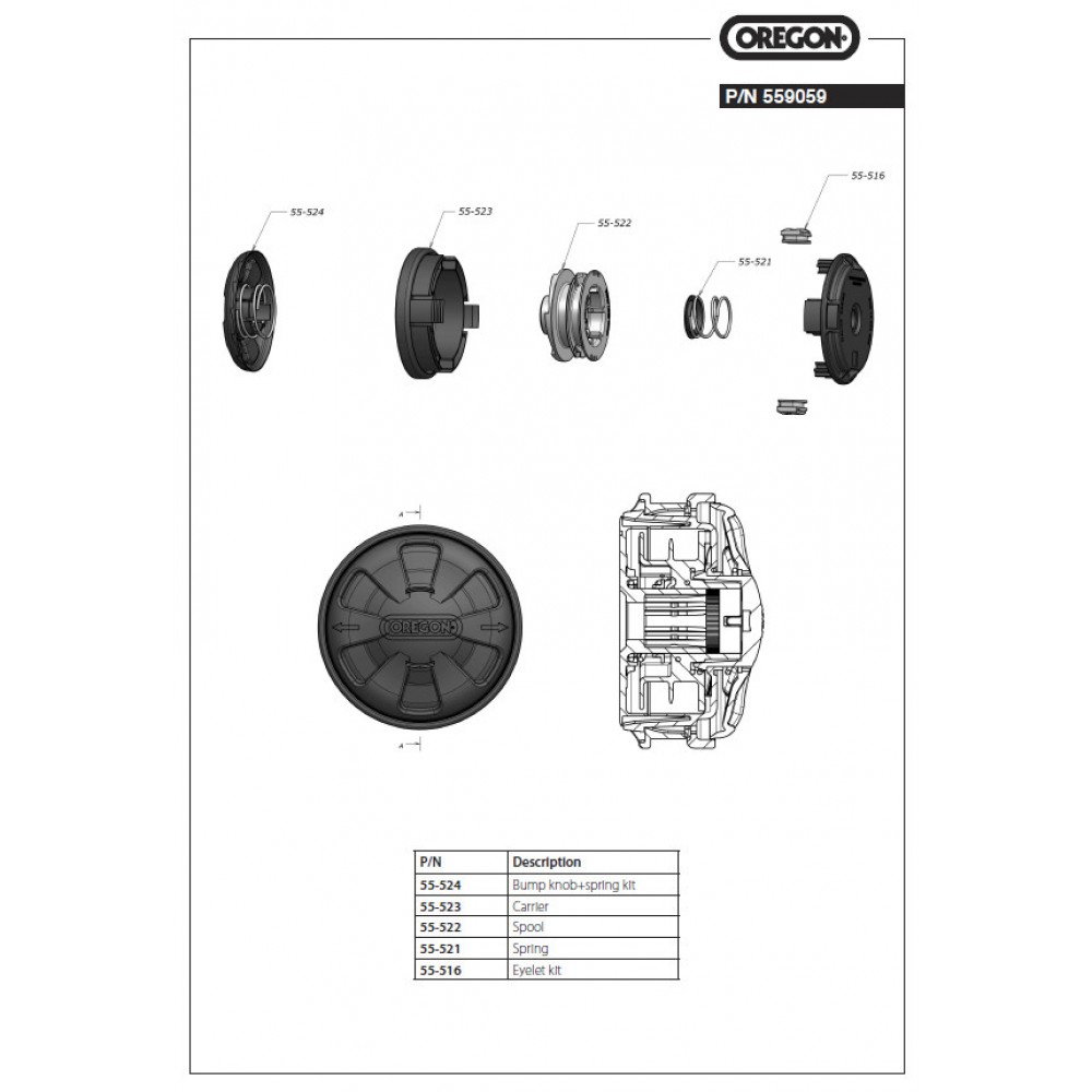Катушка для триммера Oregon Tap & Go Lightning Load (559059) – №4