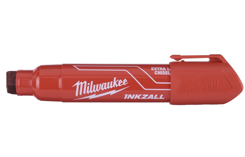 Маркер строительный Milwaukee Inkzall Extra Large XL, красный – фото №2 Маркер строительный Milwaukee Inkzall Extra Large XL, красный – №2