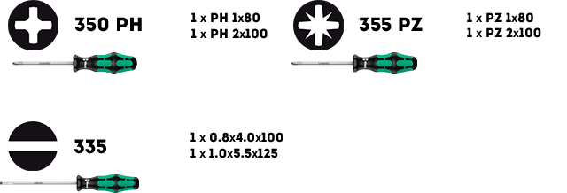 Набор отверток Wera Kraftform (6 шт) (105622) – №1