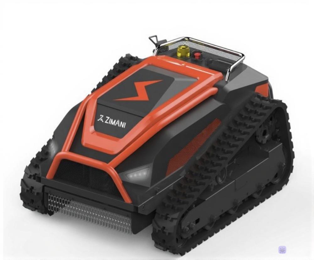 Аккумуляторная газонокосилка ZimAni RCM 65RE-PRO "Гром Е" на радиоуправлении – фото №1 Аккумуляторная газонокосилка ZimAni RCM 65RE-PRO "Гром Е" на радиоуправлении – №1
