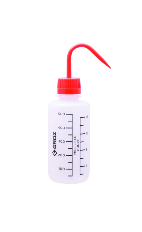 Масленка нажимного типа из пластика Groz, 500 мл – №1