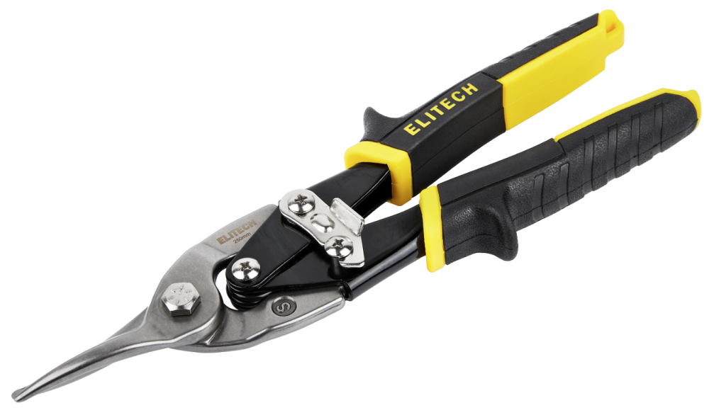 Ножницы по металлу Elitech 140101 прямой рез – №1