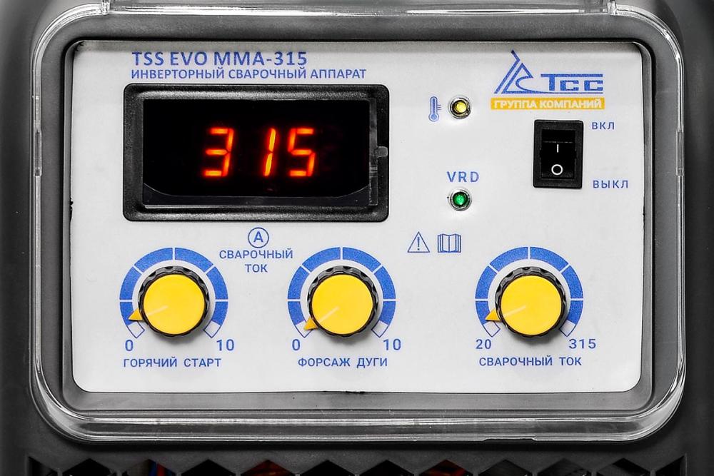 Сварочный аппарат TSS EVO MMA-315 – фото №3 Сварочный аппарат TSS EVO MMA-315 – №3